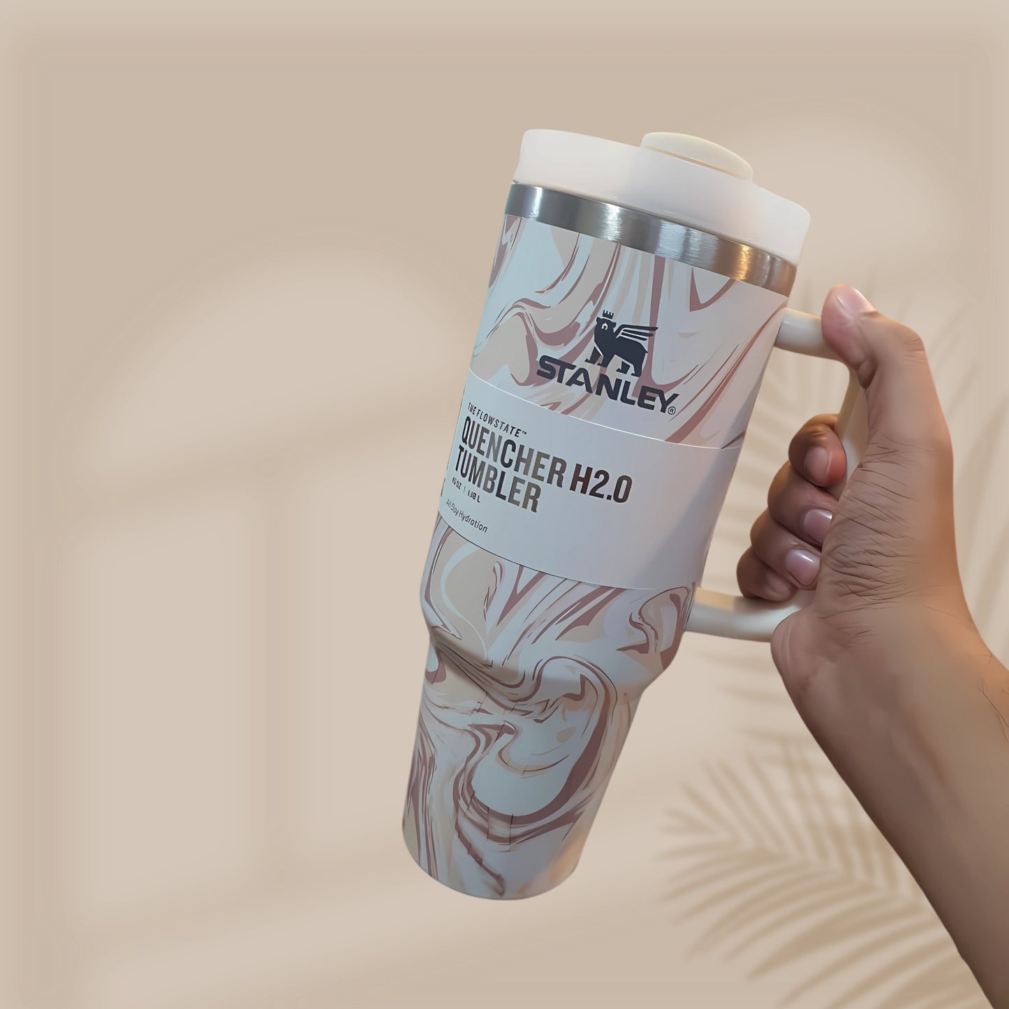 Stanley Tumbler – Vibrant Marble Series (40oz – 5-Piece Multi-Color Set – Premium Inspired Edition)