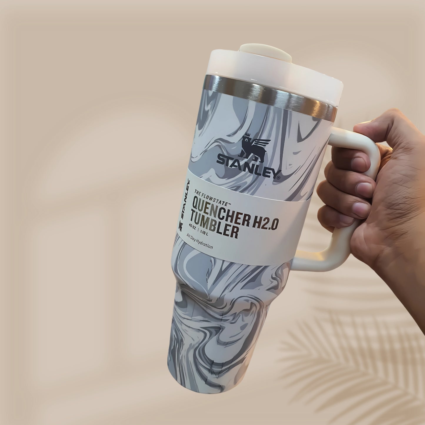 Stanley Tumbler – Vibrant Marble Series (40oz – 5-Piece Multi-Color Set – Premium Inspired Edition)