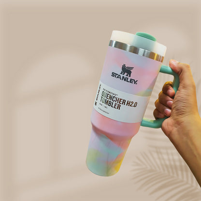 Stanley Tumbler – Vibrant Marble Series (40oz – 5-Piece Multi-Color Set – Premium Inspired Edition)