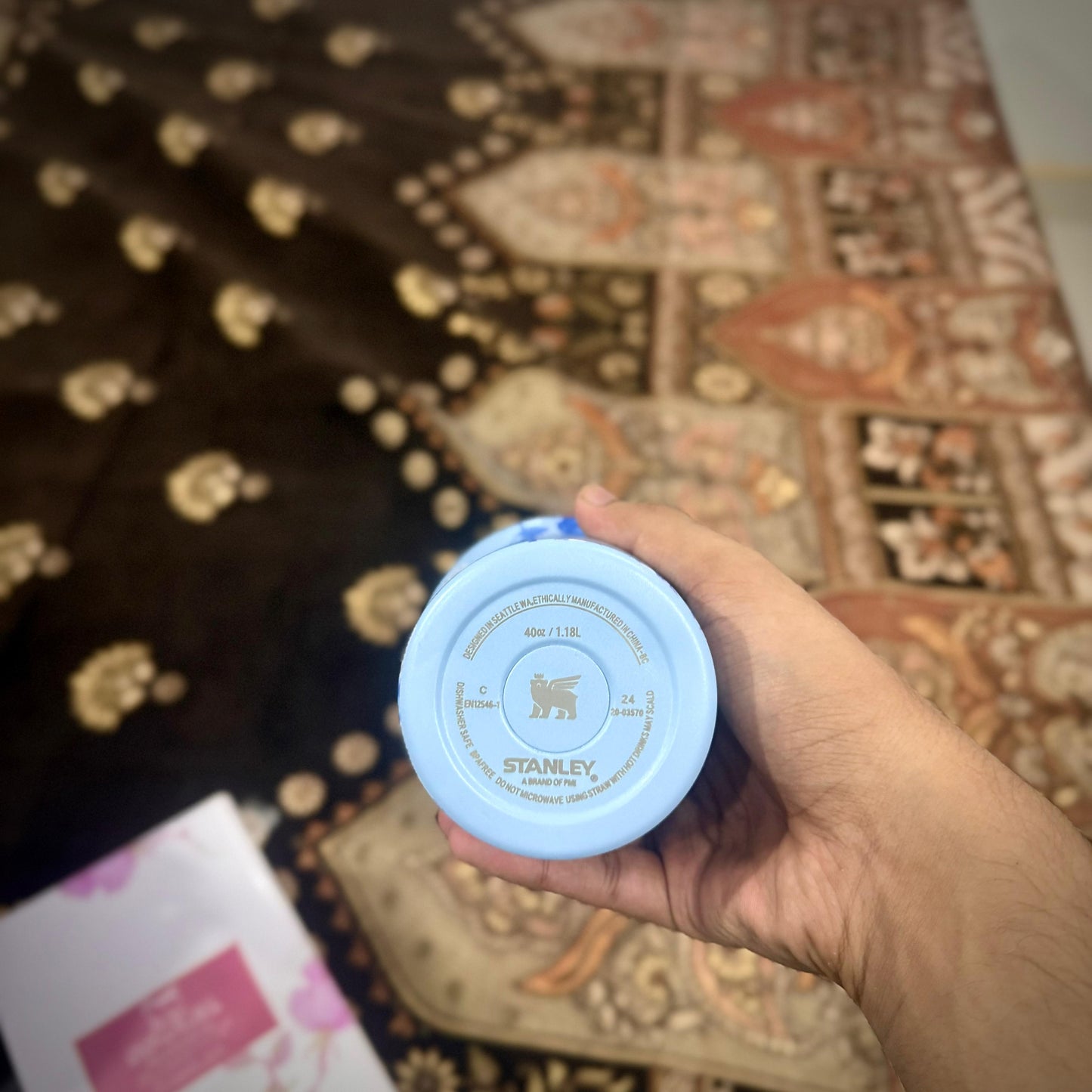 Stanley Tumbler – Pink Rose Blush (40oz - Limited Edition - Premium Inspired - Simple Box)